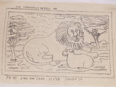 Pat Hornafius Pattern #37 Lion and Lamb